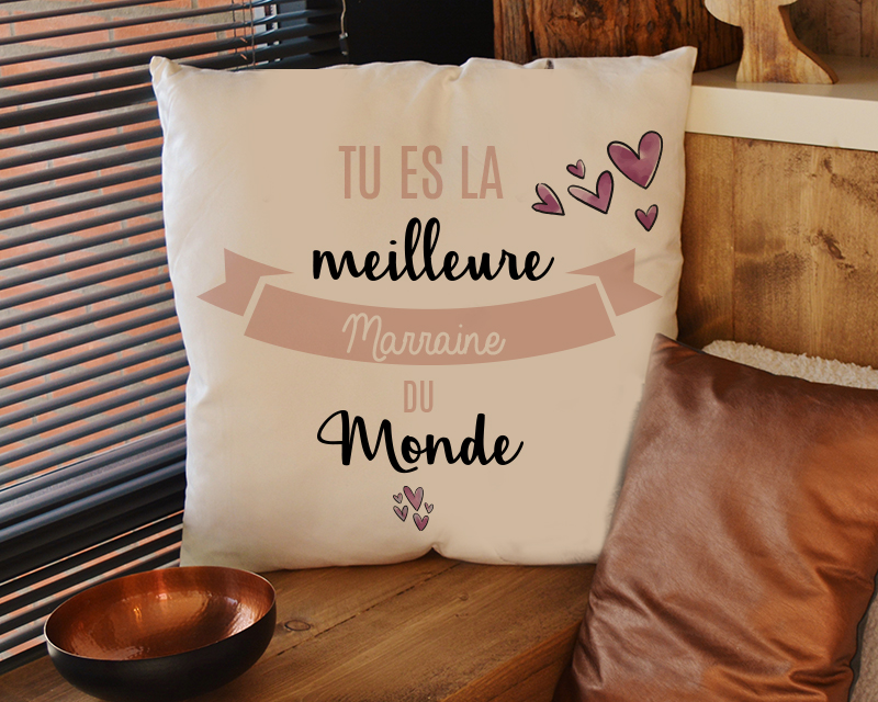 Coussin - Tu es la meilleure du monde