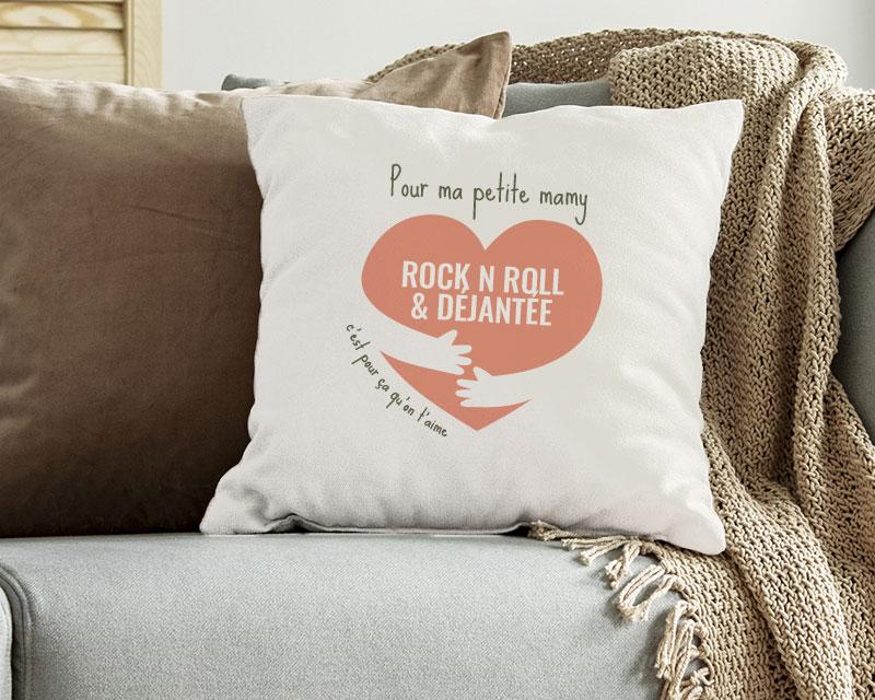 Coussin personnalisé pour la fête des grands-mères