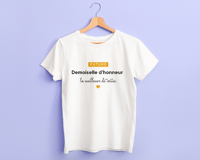 Tee shirt personnalisé femme - Future demoiselle d'honneur