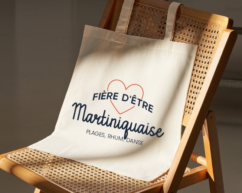 Tote bag personnalisable - Fière d'être Martiniquaise