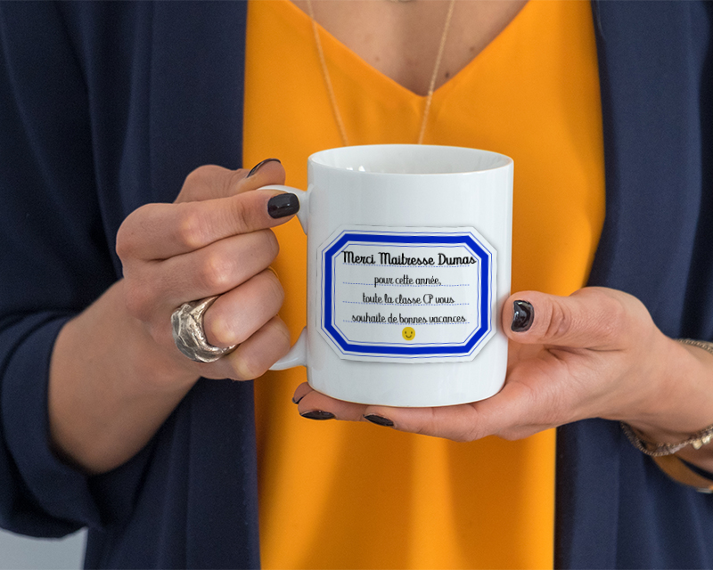 Mug personnalisable Merci maitresse