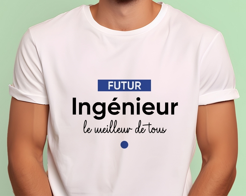 Tee-shirt Homme à personnaliser - Futur ingénieur