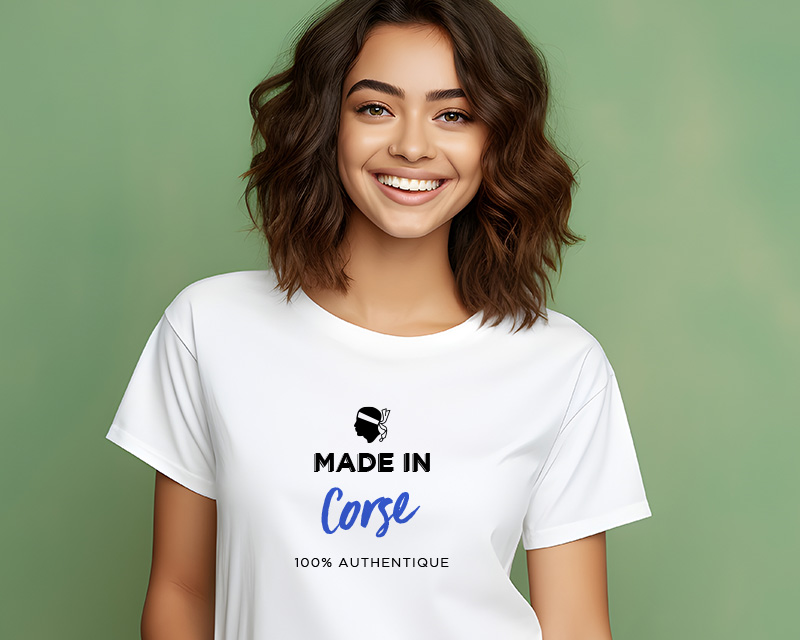 Tee-shirt Femme personnalisé - Made In Corse