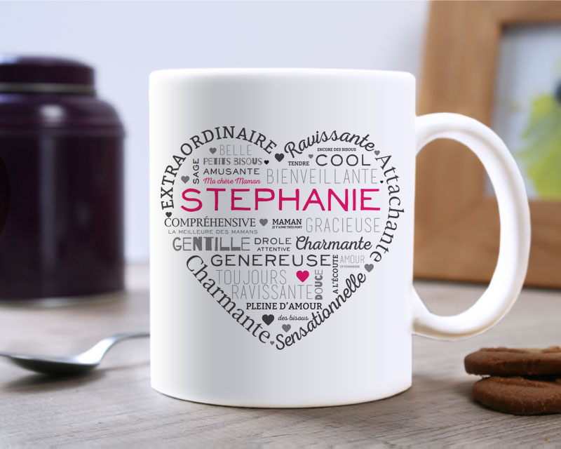 Mug Petits mots pour Maman Photo