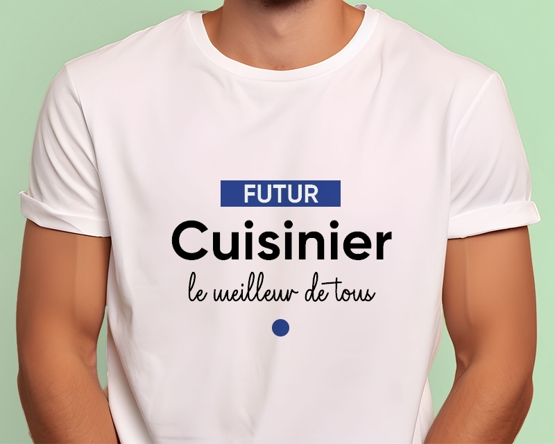 Tee shirt personnalisé homme - Futur cuisinier