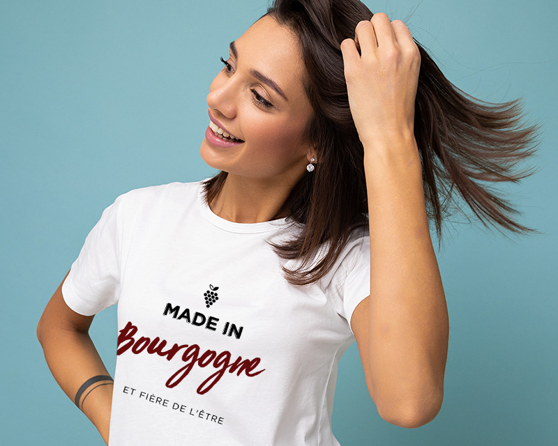 T-shirt Femme personnalisable - Made In Bourgogne