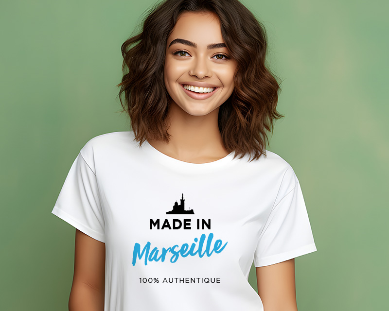Tee shirt personnalisé femme - Made In Marseille