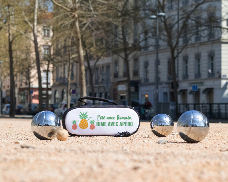 Sacoche de pétanque personnalisée