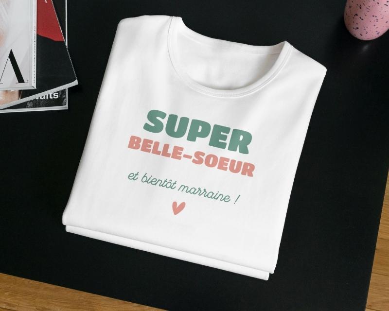 Tee shirt personnalisé femme - Super Belle-Sœur
