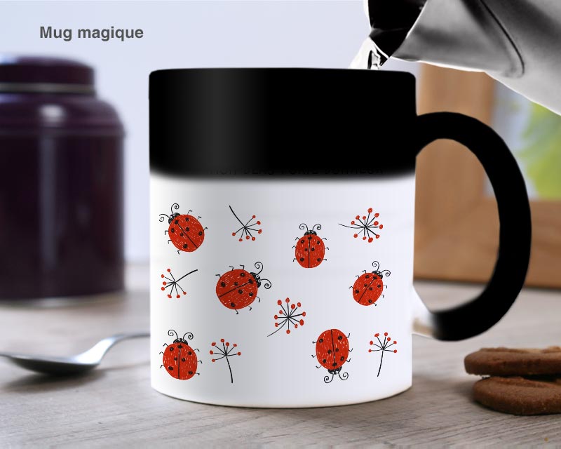 Voir l'image 4 du produit Mug personnalisé - Coccinelle Porte-bonheur