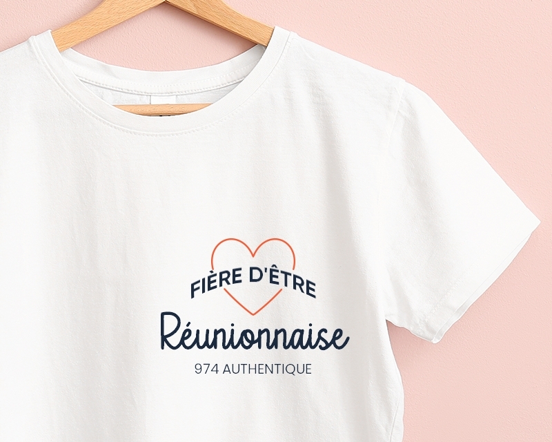 T-shirt Femme personnalisable - Fière d'être Réunionnaise