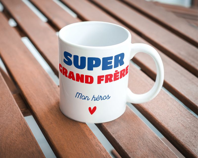 Voici à quoi ressemble un super frère mug / tasse cadeau texte - 300 ml - cadeau  frère