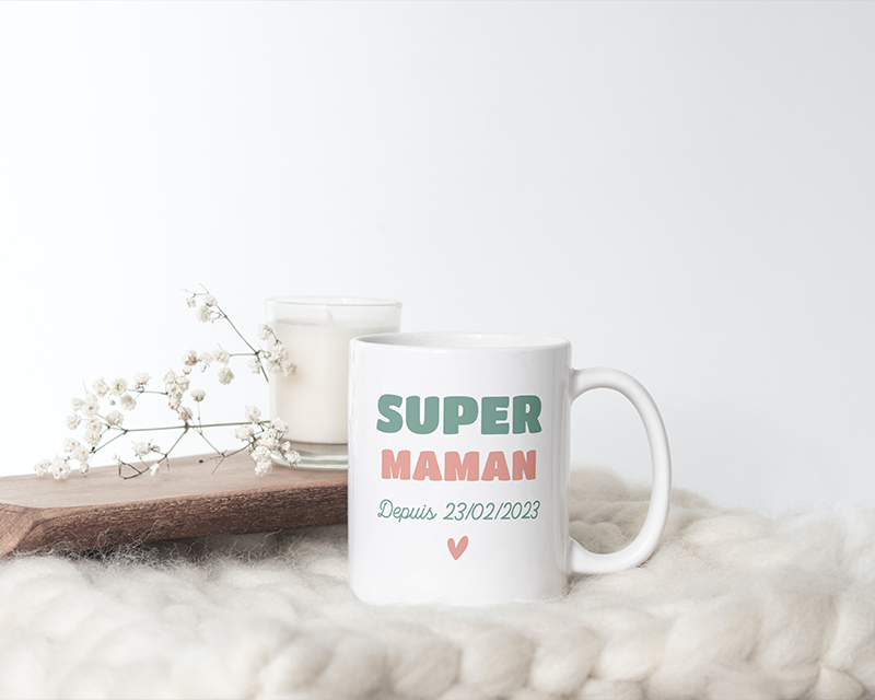 Mug personnalisé - Super Maman