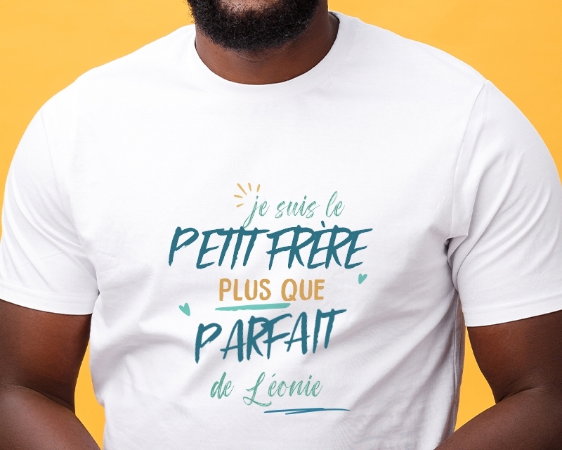 T-Shirt homme personnalisé : Petit frère le plus...