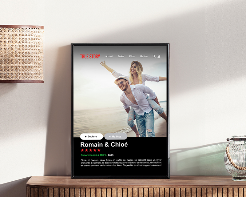 Affiche Netflix personnalisée