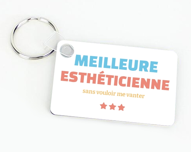 Porte-clés personnalisable - Meilleure Esthéticienne