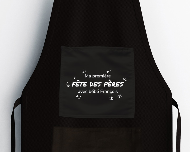 Tablier de cuisine personnalisé - Ma Première Fête des Pères