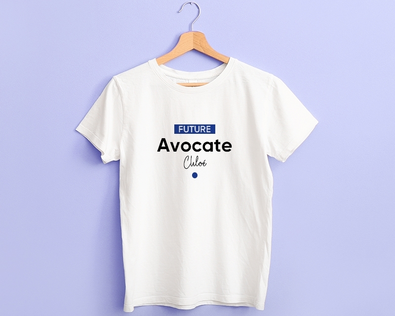 Tee shirt personnalisé femme - Future avocate