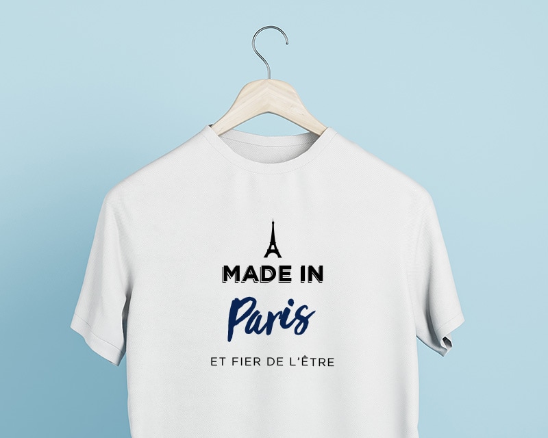 Tee shirt personnalisé homme - Made In Paris