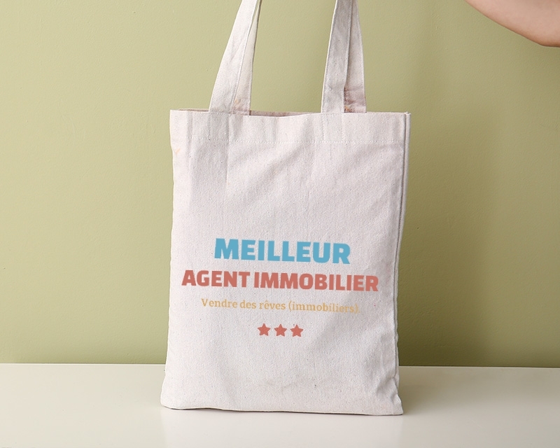 Tote bag personnalisable - Meilleur Agent immobilier