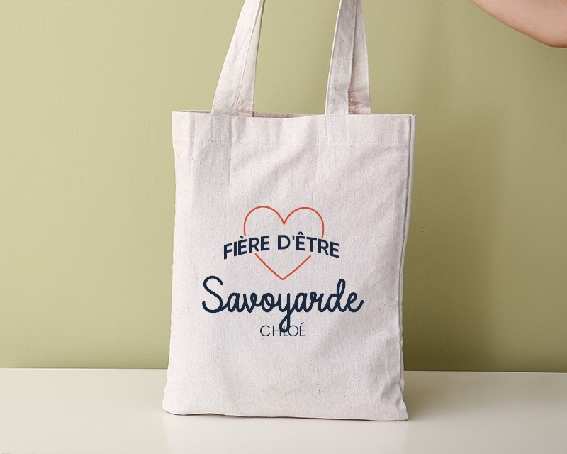 Tote bag personnalisable - Fière d'être Savoyarde