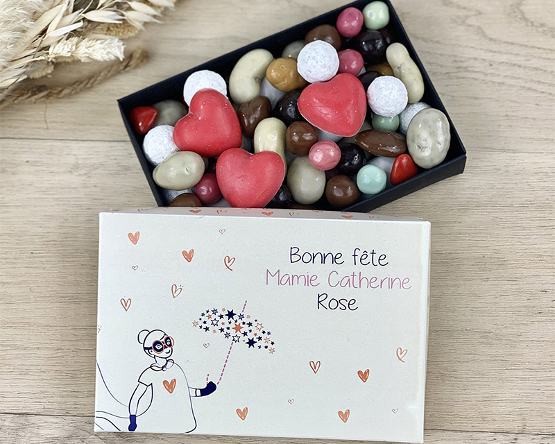 Boîte de chocolats Bonne Fête Mamie