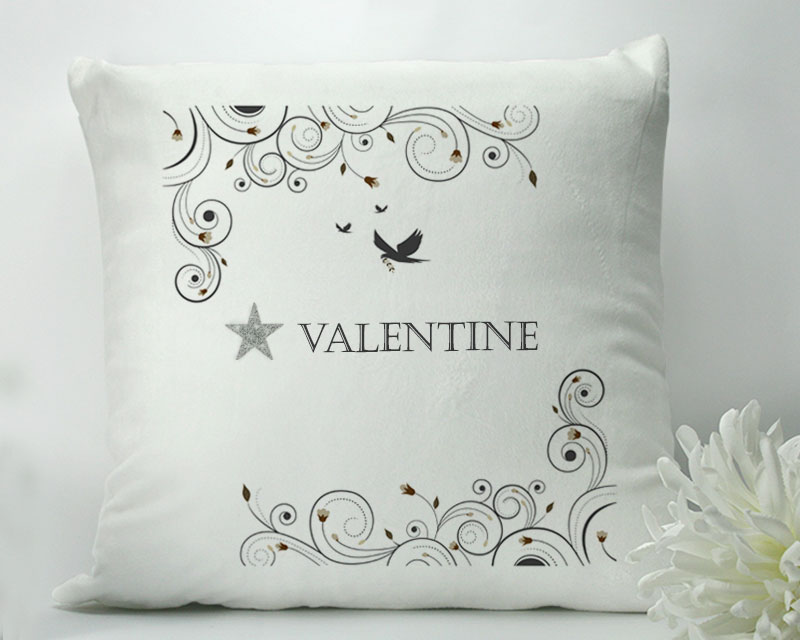 Coussin doux Romantique Etoile cristaux Swarovski®