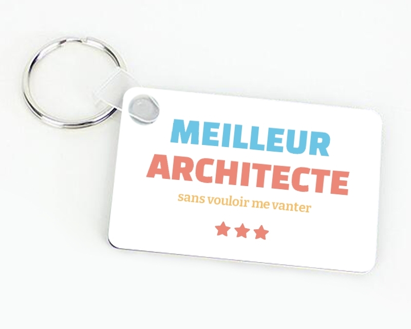 Porte-clés personnalisable - Meilleur Architecte