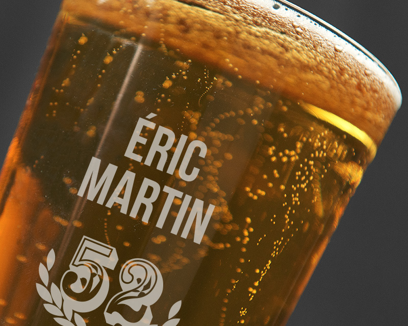 Verre à Bière Bon Anniversaire