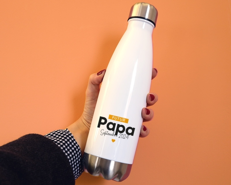 Gourde personnalisable - Futur papa
