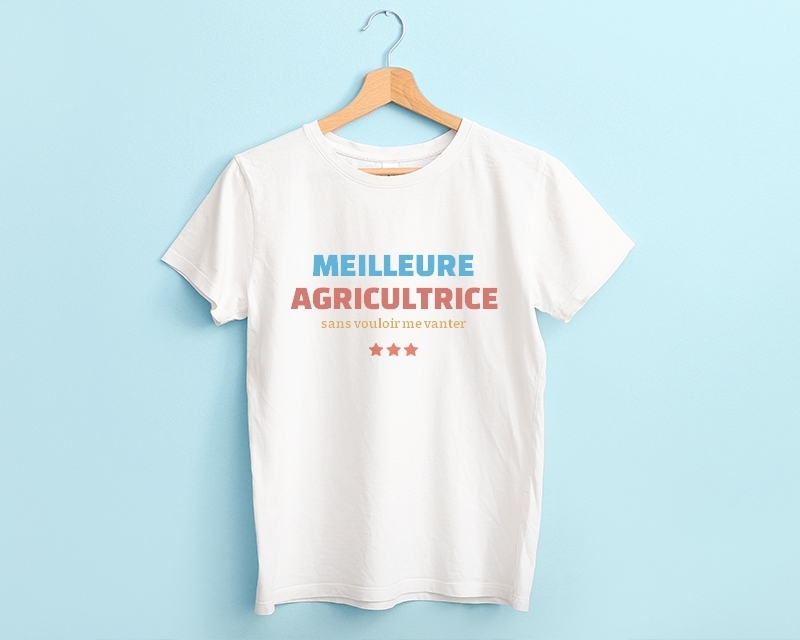T-shirt Femme personnalisable - Meilleure Agricultrice