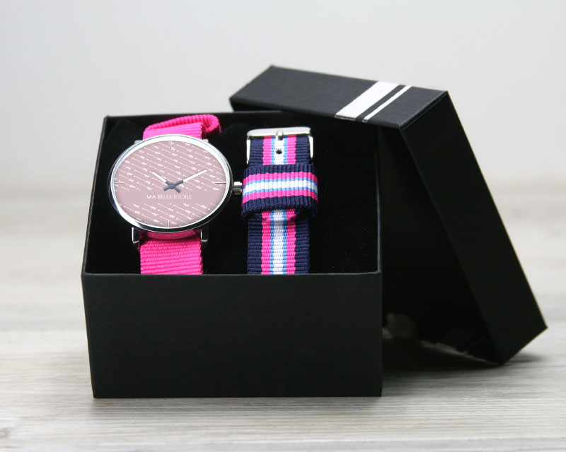 Montre duo Rose Message