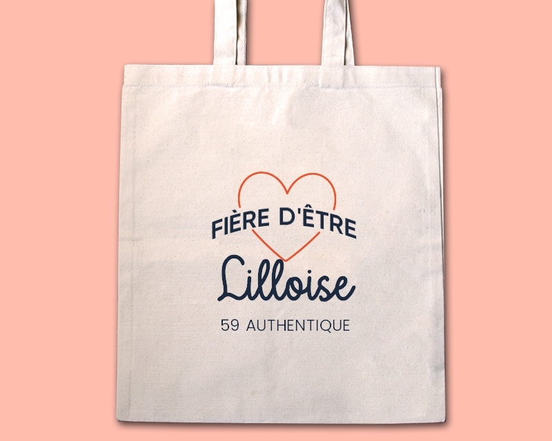 Tote bag personnalisable - Fière d'être Lilloise