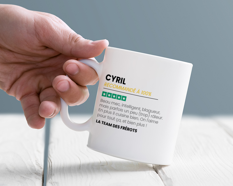 Mug personnalisé - Avis client