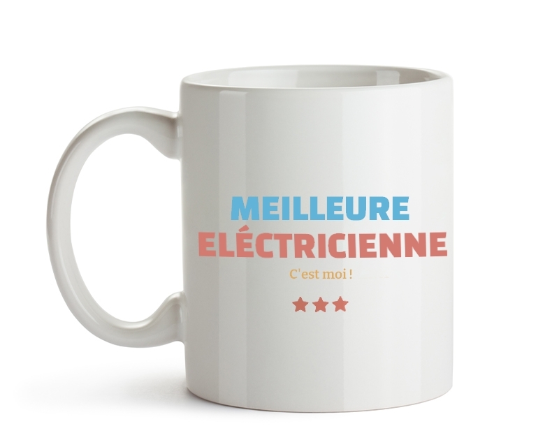 Mug personnalisable - Meilleure Eléctricienne