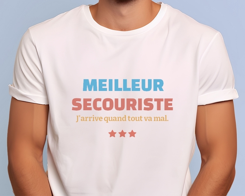 T-shirt Homme personnalisable - Meilleur Secouriste