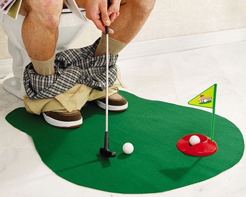 Set de mini-golf pour les toilettes