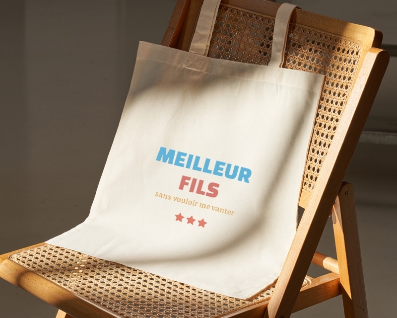 Tote bag personnalisable - Meilleur Fils