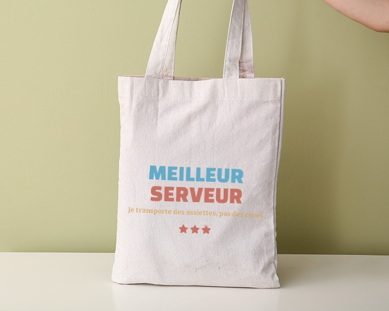 Tote bag personnalisable - Meilleur Serveur