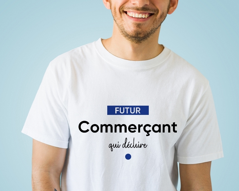 T-shirt Homme personnalisé - Futur commerçant