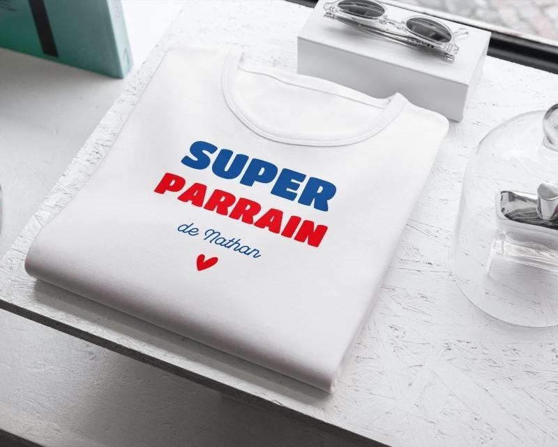 T-shirt homme personnalisé - Super Parrain