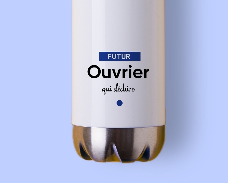 Gourde personnalisable - Futur ouvrier