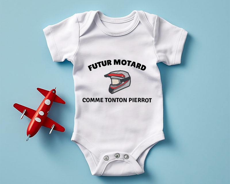 Body bébé personnalisable - Moto