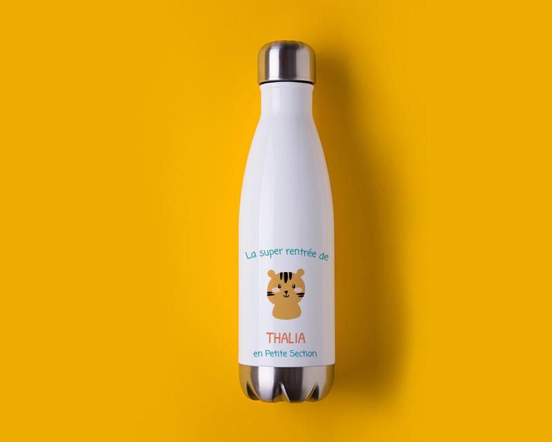 Gourde isotherme personnalisée Animaux tigre