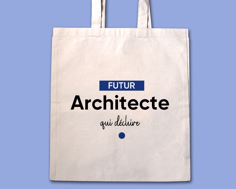 Tote bag personnalisable - Futur architecte