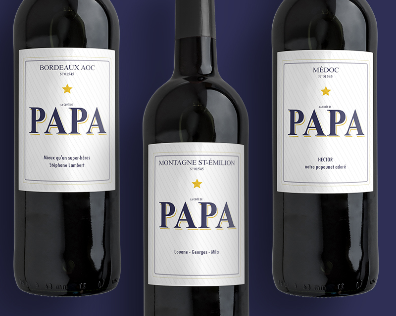 Bouteilles de Vins La Cuvée de Papa