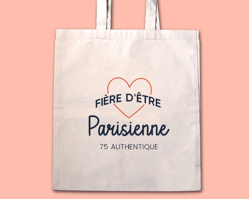 Tote bag personnalisable - Fière d'être Parisienne