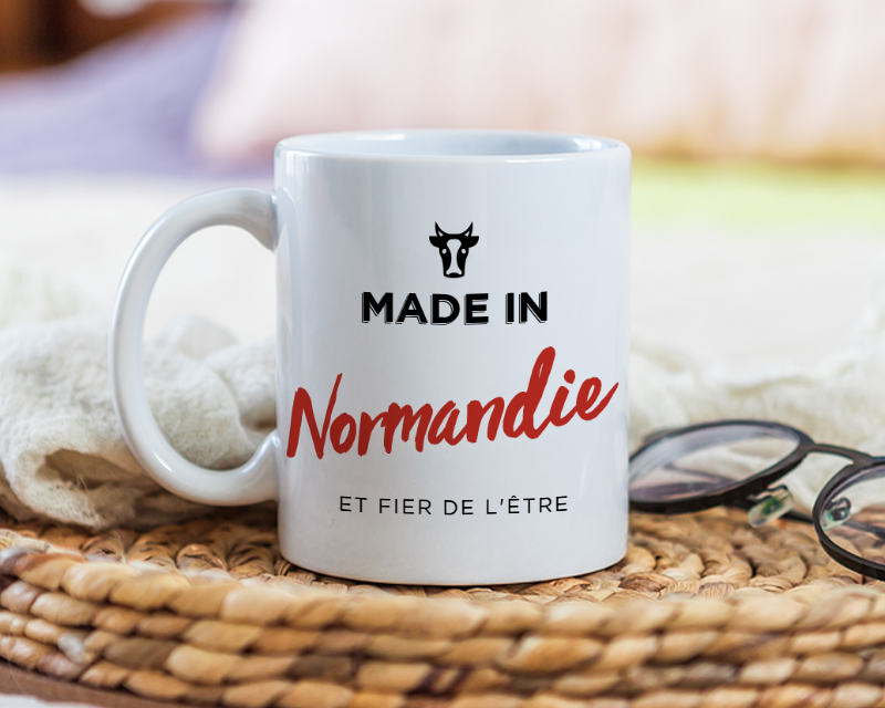 Mug personnalisé région - Made In Normandie