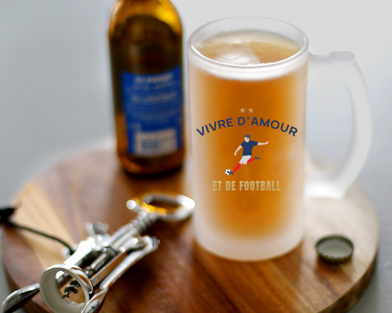 Chope de bière personnalisée - Passion Football