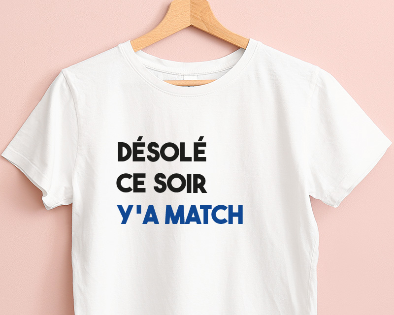 T-shirt femme personnalisé - Message Football